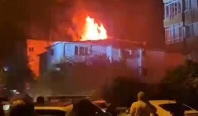 İstanbul Sarıyer’de anaokulunda başlayıp binaya sıçrayan yangın söndürüldü