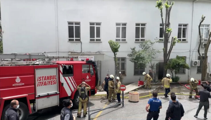 İstanbul Üsküdar Devlet Hastanesi’nde yangın