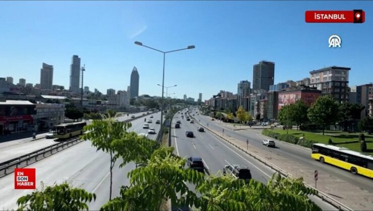 İstanbul’da bayram arifesinde yollar boş kaldı