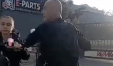 İstanbul’da biber gazlı yol verme arbedesi kamerada