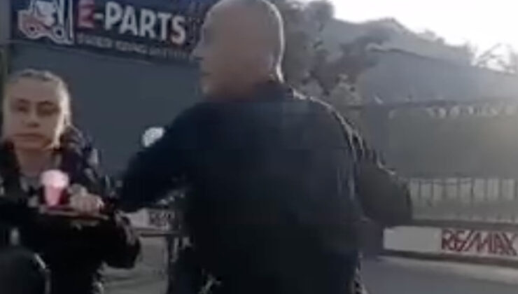 İstanbul’da biber gazlı yol verme arbedesi kamerada