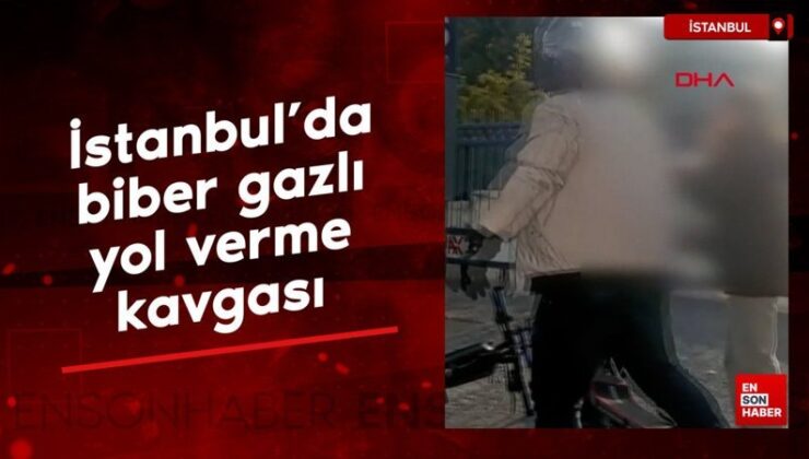 İstanbul’da biber gazlı yol verme hengamesi