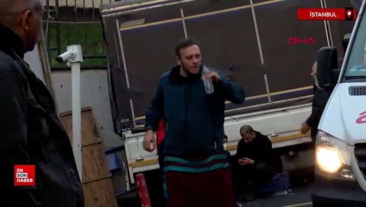 İstanbul’da polisin biber gazı ile müdahalesi pazarda alışveriş yapanları etkiledi