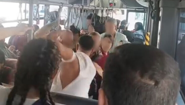 İstanbul’da taciz tezi otobüsü karıştırdı: Tekme tokat hengame ettiler