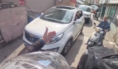 İstanbul’da zıt istikamete giren şoför güç anlar yaşattı
