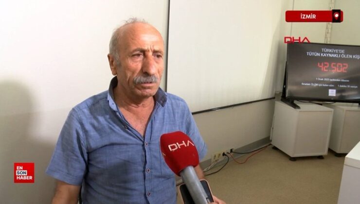 İzmir’de 55 yıllık tiryaki sigarayı bıraktı