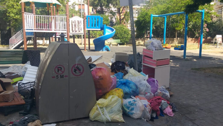 İzmir’de çöp dağları vatandaşı isyan ettirdi