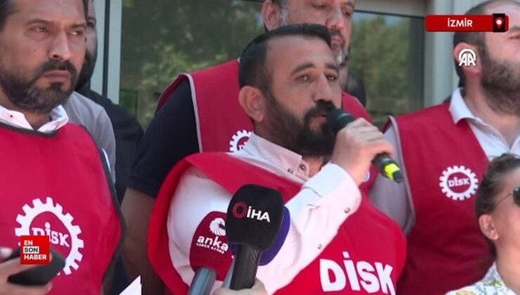 İzmir’de grevdeki sendika liderlerinden Cemil Tugay’a reaksiyon