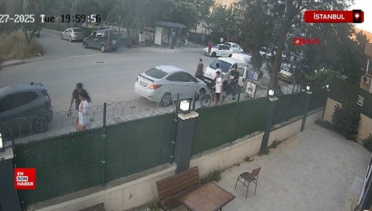 İzmir’de komşuların arbedesi kamerada: 4 kuşkulu tutuklandı