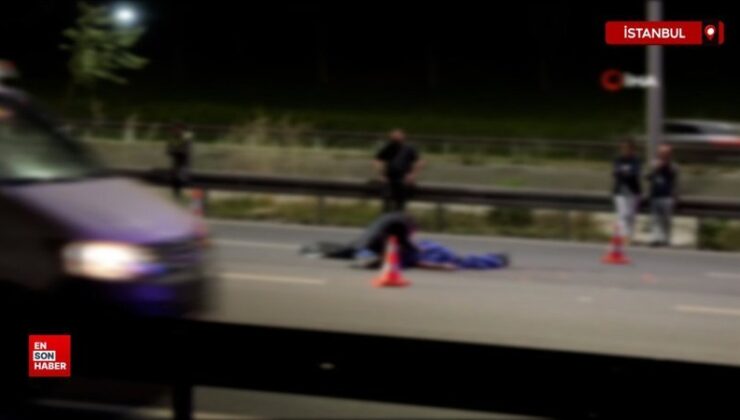 Kağıthane’de TEM temas yolunda feci kaza: Yaya hayatını kaybetti