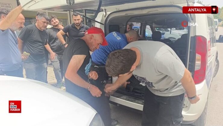 Kapkaça uğrayan alman turist, Manavgat sokaklarında hırsızı kovaladı