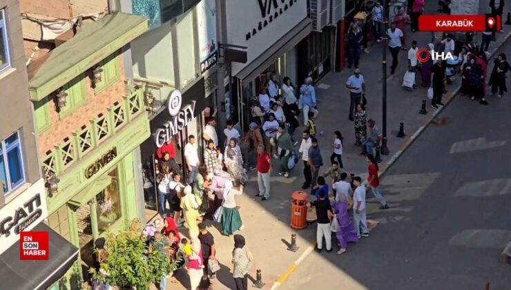 Karabük’te bayanların saç saça hengamesi