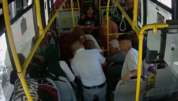 Karaman’da otobüs sürücüsünün Heimlich hareketi bebeğin hayatını kurtardı