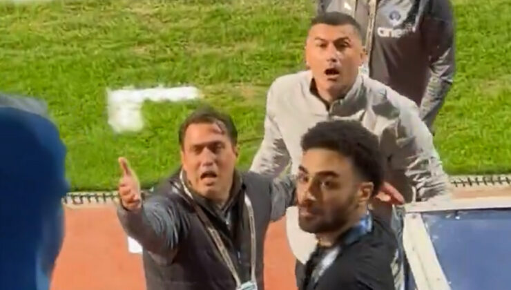 Kasımpaşa Teknik Yöneticisi Burak Yılmaz, kendi taraftarıyla tartıştı