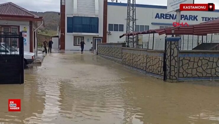 Kastamonu’da sağanak: Sanayi bölgesinde üretim durduruldu