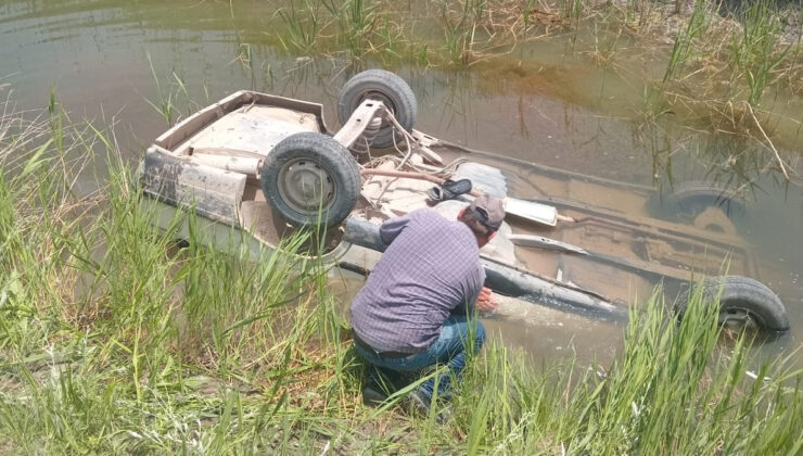Kayseri’de satın aldığı kurbanlıkla kanala uçan arabanın şoförü öldü