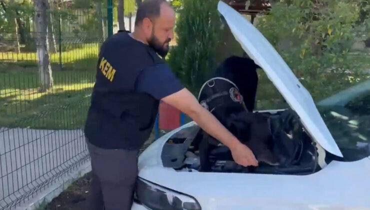 Kırklareli’de durdurulan araçta uyuşturucu bulundu