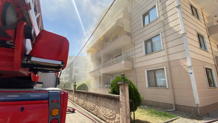 Kocaeli’de apartmanda yangın paniği