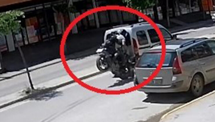 Kocaeli’de araca çarpan motosiklet takla attı: 1 yaralı