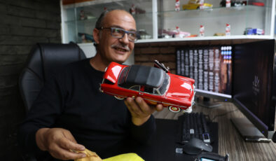 Konya’da 25 yılda 259 model arabası koleksiyonuna ekledi