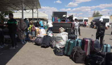 Kurban Bayramı öncesi Suriyeli sığınmacıların geri dönüşleri sürüyor