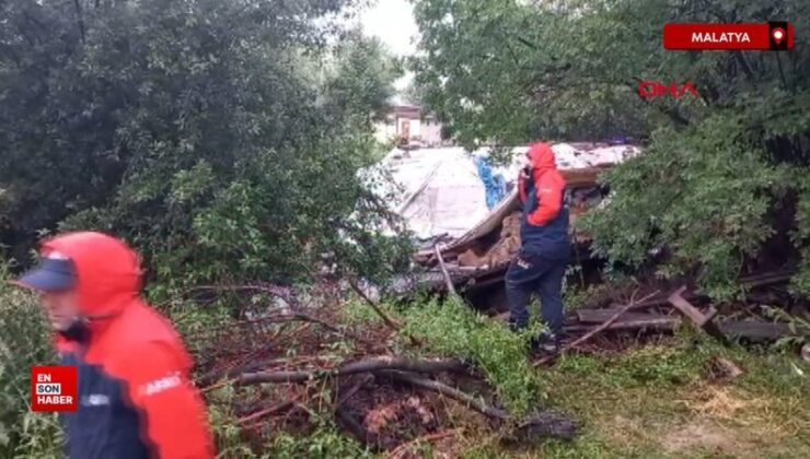 Malatya’da tek katlı konut çöktü: 3 kişi kurtarıldı