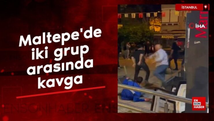 Maltepe’de iki küme ortasında hengame