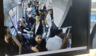 Marmaray’da çocuklu babaya yumruklu atak: Yeni manzaralar ortaya çıktı