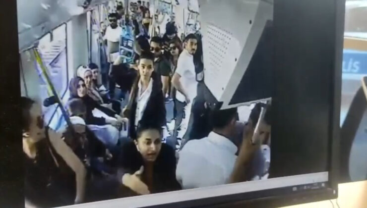 Marmaray’da çocuklu babaya yumruklu atak: Yeni manzaralar ortaya çıktı