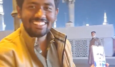 Medine’de Cumhurbaşkanı Erdoğan sevgisi: Bizim canımız