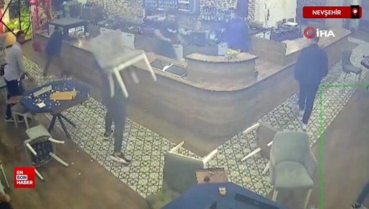 Nevşehir’de niçin selektör yaptın arbedesi: Sandalyeler havada uçuştu