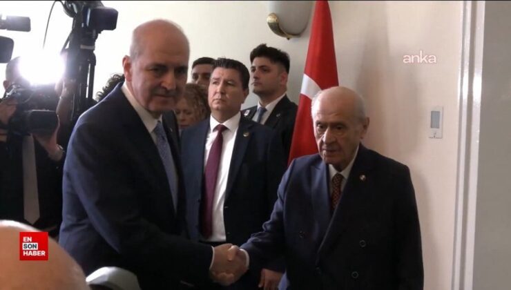 Numan Kurtulmuş, Devlet Bahçeli ile bir ortaya geldi