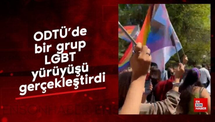ODTÜ’de bir küme LGBT yürüyüşü gerçekleştirdi
