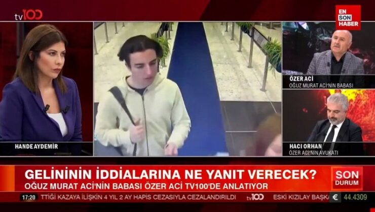 Oğuz Murat Aci’nin babası Özer Aci tv100’de