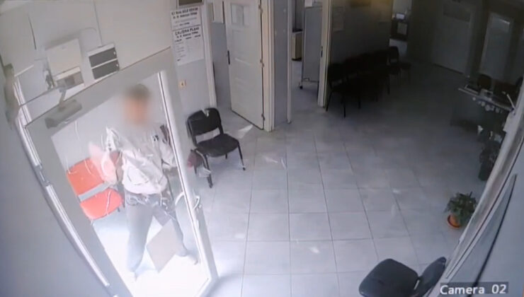 Osmaniye’de aile sıhhati merkezine taarruz anı kamerada