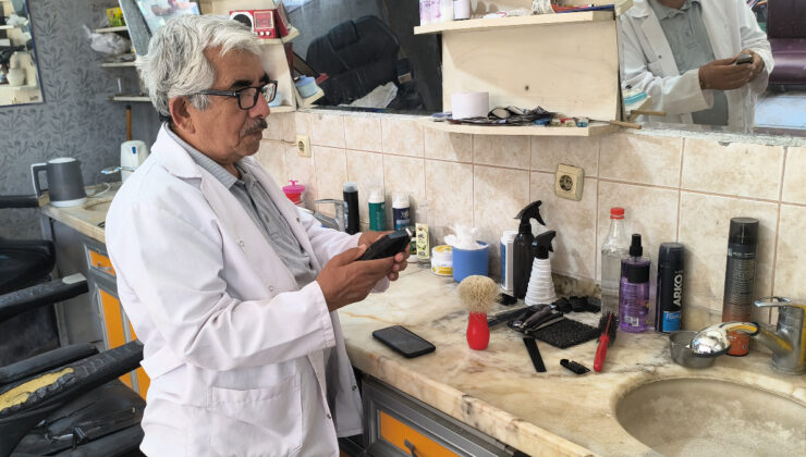 Osmaniye’de berberlik yapan emekli: Bayrama 6 gün var bekliyoruz