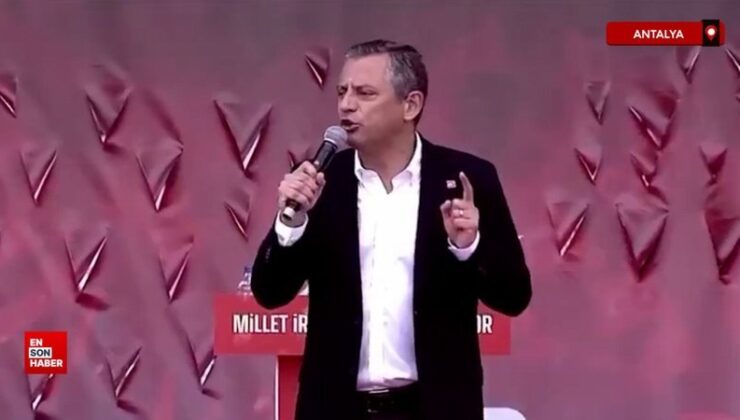Özgür Özel: Buradan Erdoğan’a son ihtarımı bulunuyorum