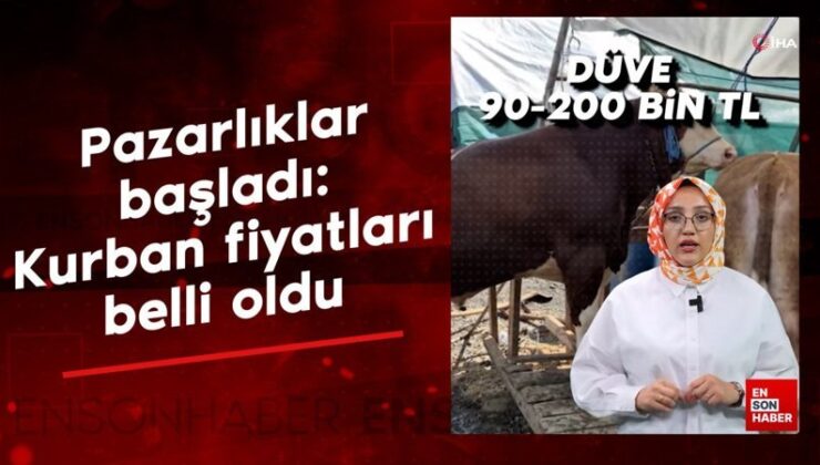 Pazarlıklar başladı: Kurban fiyatları aşikâr oldu
