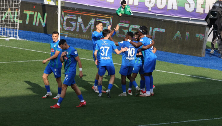 Rizespor, Hatayspor’a 5 attı