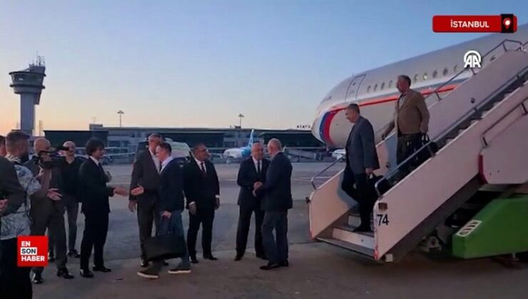 Rusya heyeti görüşmeler için İstanbul’a geldi