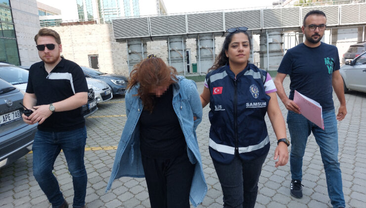 Samsun’da 27 cürüm kaydı bulunan bayan yeniden hırsızlık yapınca yakalandı