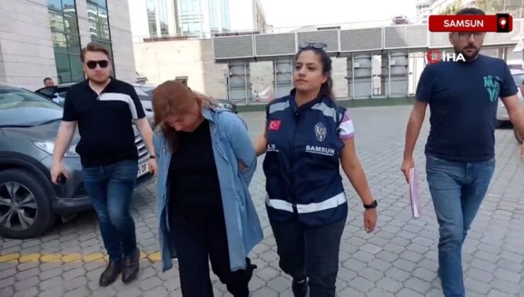 Samsun’da 27 cürüm kaydı olan bayan yaşlılardan hırsızlık yaparken yakalandı