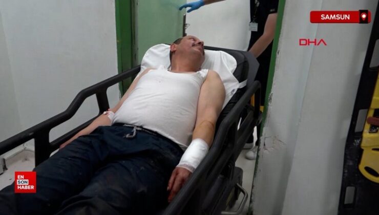 Samsun’da acemi kasaplar hastanelere koştu