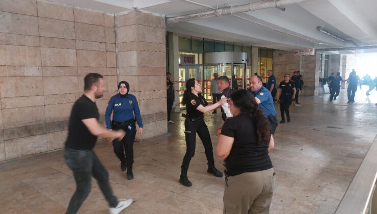 Samsun’da adliye çıkışı çıkan hengamede tekme ve yumruklar havada uçuştu