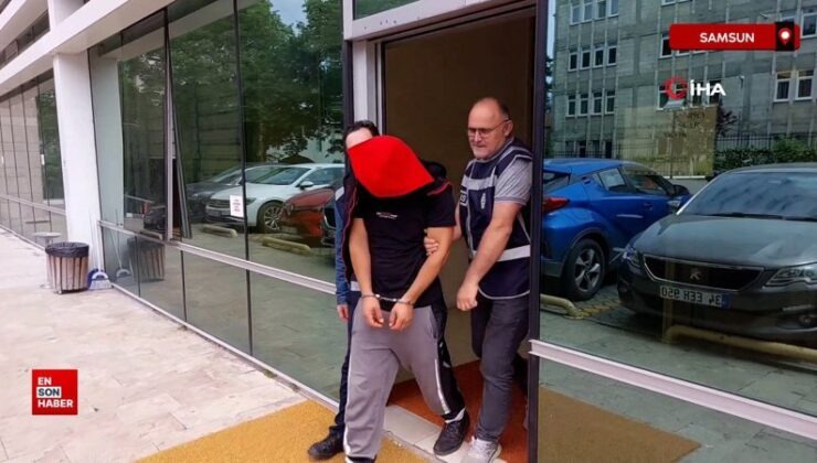 Samsun’da meskenine misafirliğe gittiği bayanı taciz etti