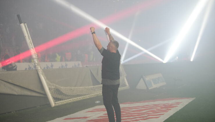 Samsunspor’un Avrupa kutlaması