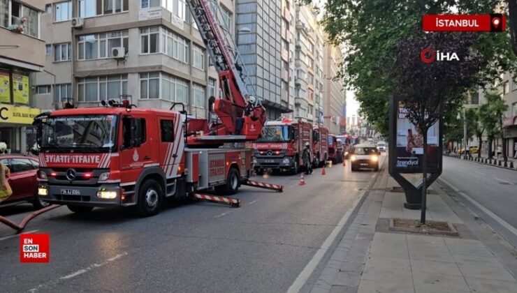 Şişli’de restoranda başlayan yangın yanındaki iki binaya sıçradı