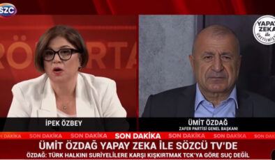 Sözcü TV, yapay zeka eseri Ümit Özdağ’ı konuşturdu