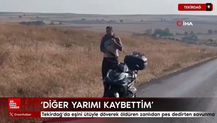 Tekirdağ’da eşini ütüyle döverek öldüren zanlıdan pes dedirten savunma