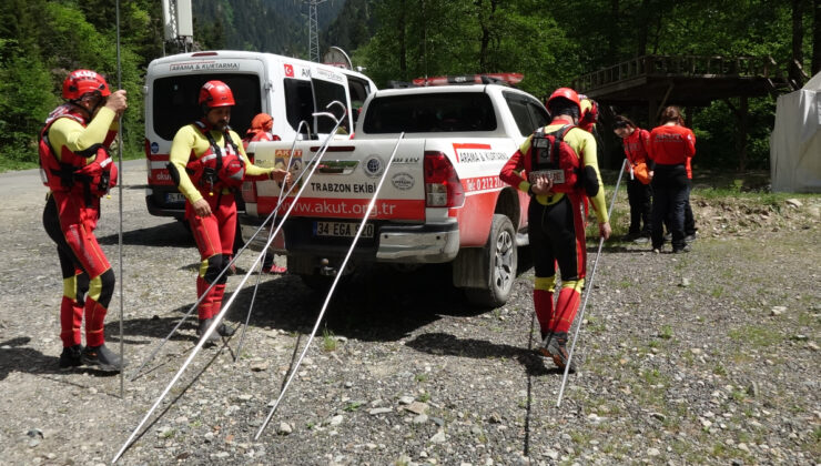Trabzon’da derede kaybolan Faisal’i arama çalışmalarında 3’üncü gün